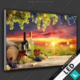 Led Bild Weinreben Im Abendlicht Querformat Motivvorschau