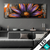 Led Bild Abstrakte Blume In Orange Lila Panorama Produktvorschau