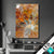 Led Bild Abstrakter Bluetenzauber In Orange Hochformat Produktvorschau
