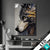 Led Bild Abstrakter Wolf In Gold Und Grau Hochformat Produktvorschau