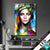Led Bild Abstraktes Frauenportraet Scarlett Hochformat Produktvorschau