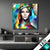 Led Bild Abstraktes Frauenportraet Scarlett Quadrat Produktvorschau
