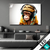 Led Bild Affe Mit Kopfhoerern Brille Querformat Produktvorschau