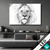 Led Bild Bleistiftzeichnung Loewe Querformat Produktvorschau