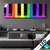 Led Bild Bunte Klaviertasten Panorama Produktvorschau