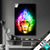 Led Bild Bunter Feuer Affe Hochformat Produktvorschau