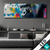 Led Bild Bunter Gorilla Mit Farbspritzern Panorama Produktvorschau