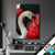 Led Bild Eleganter Schwan Mit Blumen Hochformat Produktvorschau