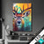 Led Bild Farbenfrohes Hirschportraet Hochformat Produktvorschau