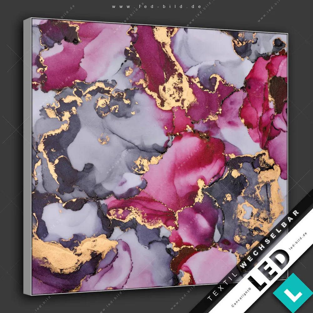 Canvalight® TEX LED-Bild Abstrakte Luxuskomposition | Muster - Texturen ...