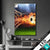 Led Bild Feuriger Fussball Hochformat Produktvorschau