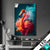 Led Bild Flamingo In Bunter Rauchwolke Hochformat Produktvorschau