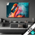 Led Bild Flamingo In Bunter Rauchwolke Querformat Produktvorschau