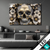 Led Bild Floraler Totenschaedel Querformat Produktvorschau