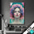 Led Bild Florales Frauenportraet Miona Hochformat Produktvorschau