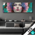 Led Bild Florales Frauenportraet Miona Panorama Produktvorschau