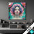 Led Bild Florales Frauenportraet Miona Quadrat Produktvorschau