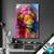 Led Bild Florales Frauenportraet Rosalie Hochformat Produktvorschau