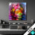 Led Bild Florales Frauenportraet Rosalie Quadrat Produktvorschau