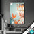 Led Bild Florales Frauenportraet Viola Hochformat Produktvorschau