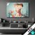 Led Bild Florales Frauenportraet Viola Querformat Produktvorschau