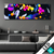 Led Bild Fluid Art Bubbless Neon Panorama Produktvorschau