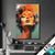 Led Bild Frau Mit Buntem Rauch Hochformat Produktvorschau