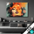 Led Bild Frau Mit Buntem Rauch Querformat Produktvorschau