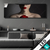 Led Bild Frau Mit Hut Rose Panorama Produktvorschau