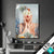 Led Bild Frauenportrait Mit Blumen Hochformat Produktvorschau