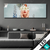 Led Bild Frauenportrait Mit Blumen Panorama Produktvorschau