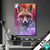 Led Bild Fuchs In Farbnebel Hochformat Produktvorschau
