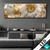 Led Bild Funkelnde Blumen In Gold Panorama Produktvorschau