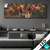 Led Bild Hirsch Mit Floralem Geweih Panorama Produktvorschau