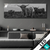 Led Bild Hochland Rind Schwarz Weiss Panorama Produktvorschau