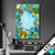 Led Bild Kraeuter Auf Blauem Holztisch Hochformat Produktvorschau