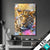 Led Bild Leopard In Bluehender Wildnis Hochformat Produktvorschau