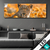 Led Bild Leopardentraum In Orange Panorama Produktvorschau