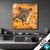 Led Bild Leopardentraum In Orange Quadrat Produktvorschau