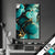 Led Bild Marmor Blueten In Tuerkis Gold Hochformat Produktvorschau