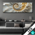 Led Bild Muschelspirale Mit Gold Panorama Produktvorschau