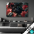 Led Bild Panther Und Rote Blueten Querformat Produktvorschau