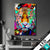 Led Bild Pop Art Tiger No 2 Hochformat Produktvorschau
