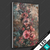 Led Bild Romantische Vintageblumen Hochformat Motivvorschau
