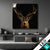 Led Bild Rotwild Portraet Quadrat Produktvorschau