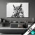 Led Bild Schwarz Weiss Eulenportrait Querformat Produktvorschau