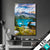 Led Bild Sommermorgen Am Bergsee Hochformat Produktvorschau