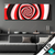 Led Bild Spirale In Rot Weiss Schwarz Panorama Produktvorschau