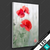 Led Bild Vintage Klatschmohn Hochformat Motivvorschau