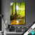 Led Bild Wald Mit Sonnenstrahlen Hochformat Produktvorschau